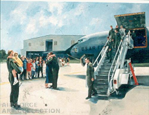 Homecoming At Selfridge:  Aircrew Returning From Aviano